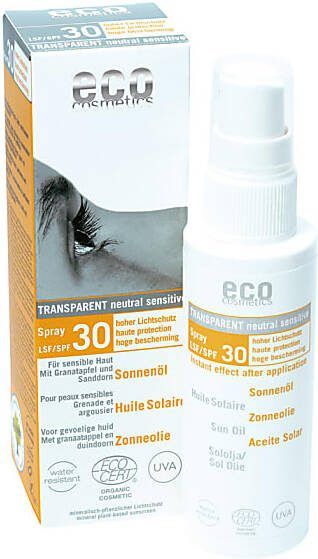 eco cosmetics Zonnebrand Olie Spray SPF30