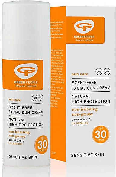 Green People Parfumvrije Zonnebrandcreme Gezicht SPF30