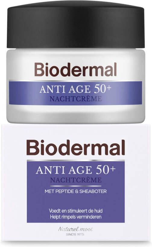 Biodermal Anti Age 50+ nachtcrème tegen huidveroudering 50 ml