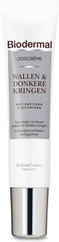 Biodermal Oogcrème bij Wallen & Donkere Kringen 15 ml