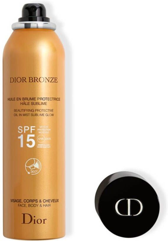 DIOR Bronze Beautifying Protective Oil in Mist Sublime Glow SPF 15 Face/Body/Hair zonnebrand