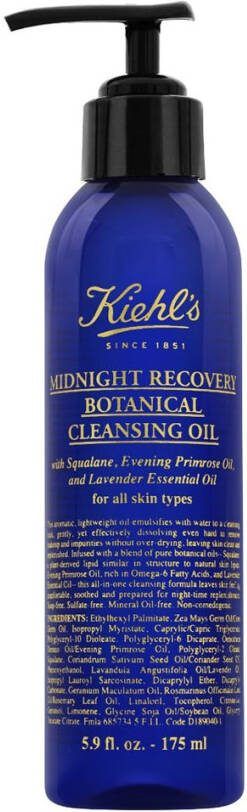 Kiehls Kiehl's Midnight Recovery Cleansing Oil reinigingsolie