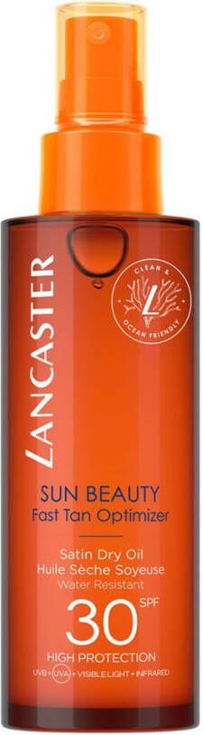 Lancaster Sun Beauty Fast Tan Optimizer Satin Dry Oil SPF 30 zonneolie
