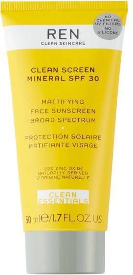REN Clean Screen Mineral SPF30 zonnebrand