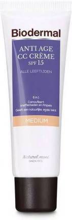 Biodermal Anti Age CC Camouflerende creme met SPF15 50ml