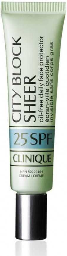 Clinique City Block Sheer Oil Free Daily Face Protector SPF25 40 ml