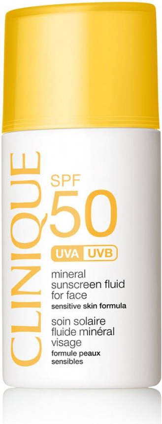 Clinique SPF 50 Mineral Sunscreen Fluid for Face zonnebrand voor het gezicht