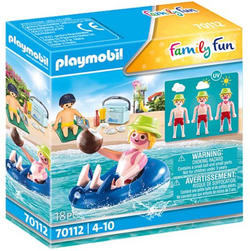PLAYMOBIL Family Fun Badgast Met Zwembanden(70112 ) online kopen