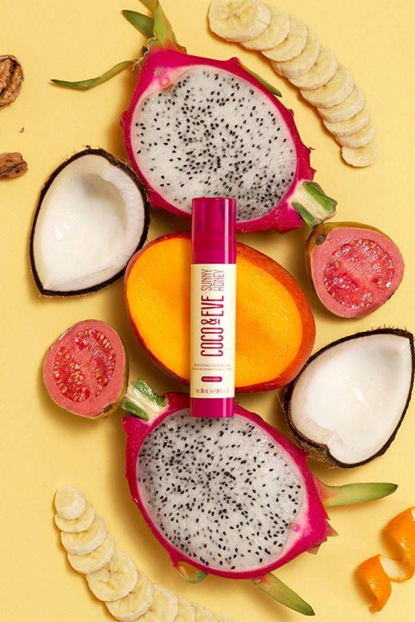 boohoo Coco & Eve Sunny Honey Bronzing Face Drops Medium Glow 30Ml, Yellow