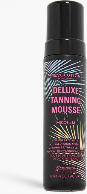 boohoo Revolution Beauty Deluxe Tanning Mousse Medium, Clear