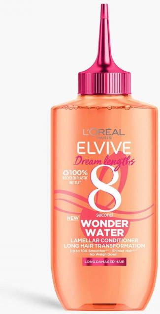 Loreal L'Oreal Paris Elvive Dream Lengths Wonder Water Hair Treatment 200Ml, White