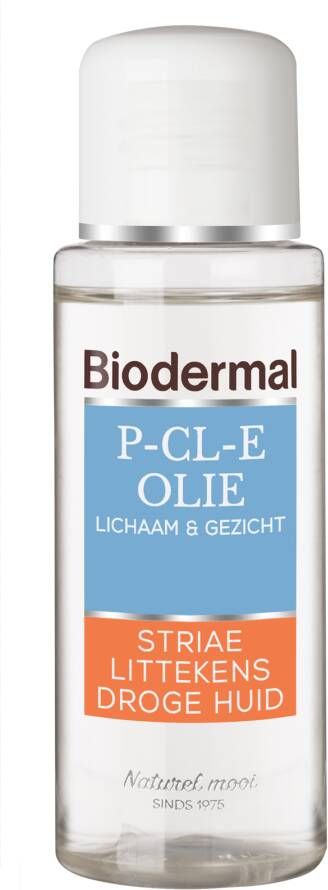 Biodermal P CL E Huidolie huidverzorging bij striae, littekens en droge huid