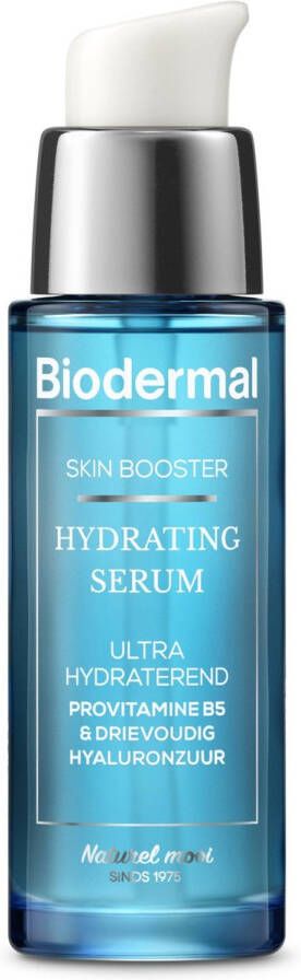 Biodermal Skin Booster Hydrating serum – Hydrateert zeer intensief en langdurig met hyaluronzuur en vitamine B hyaluronzuur serum 30 ml