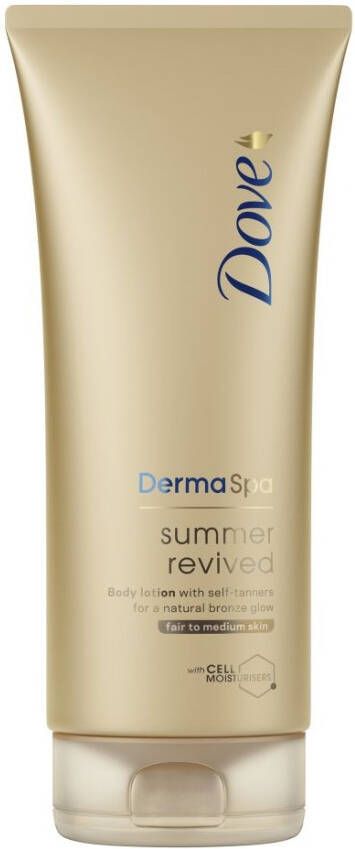Dove DermaSpa Summer Revived Fair bodylotion 6 x 200 ml voordeelverpakking