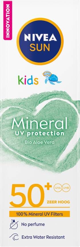 Nivea Sun Kids Mineral Uv Protection Zonnebrand Voor Gezicht Spf50+ online kopen