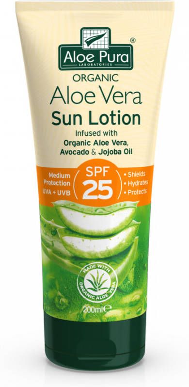 Aloe Pura 6x Suncare Zonnelotion SPF25 200 ml