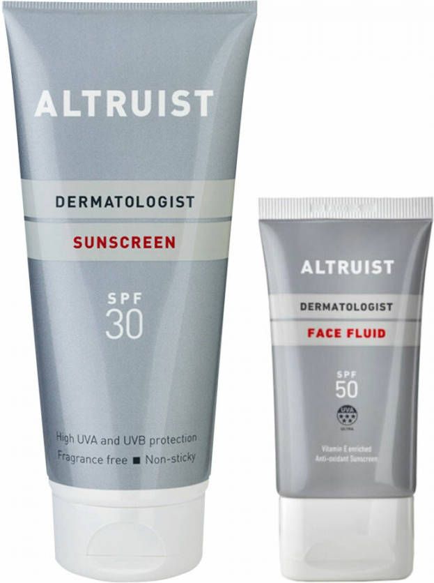 Altruist SPF50 Lichaam en Gezicht Zonnebescherming Pakket