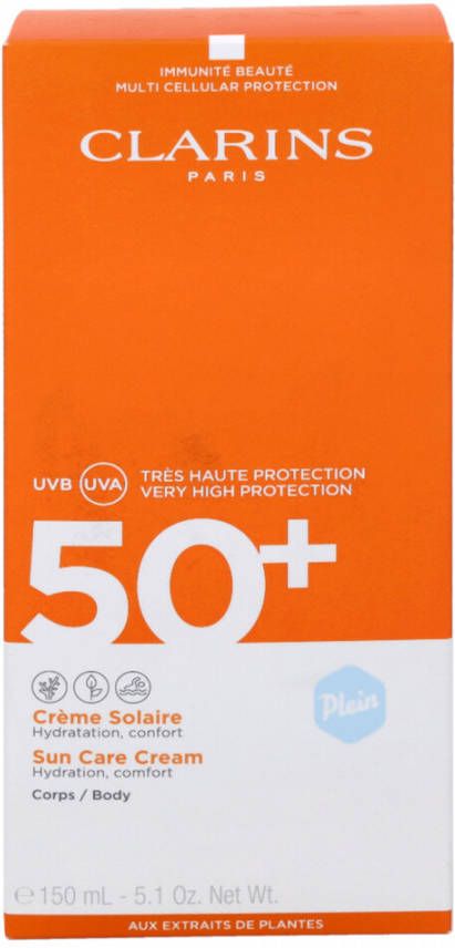 Clarins Crè, me Solaire SPF 50 Body zonnebrand