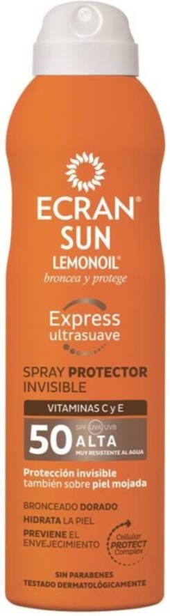 Ecran Sun Invisible Spray Carrot SPF 50 250 ml