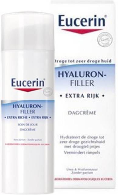 Eucerin Hyaluron Filler Extra Rijk Dagcrème Zeer Droge Huid 50 ml
