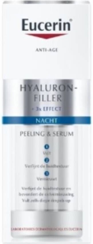 Eucerin Hyaluron Filler Peeling&amp, Serum Nacht 30 ml