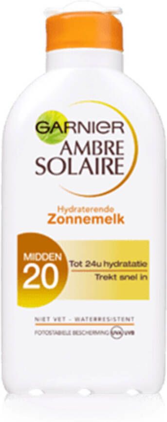 Garnier 1+1 gratis Ambre Solaire Hydra 24 Zonnemelk SPF 20 200 ml