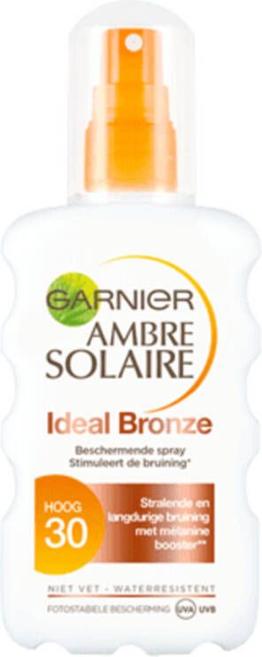 Garnier 6x Ambre Solaire Ideal Bronze Zonnespray SPF 30 200 ml