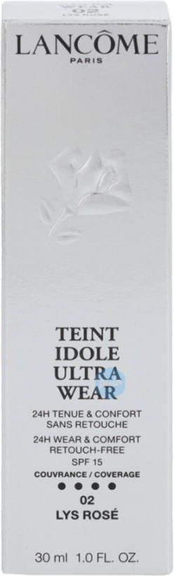Lancôme Teint Idole Ultra Wear foundation SPF 15 02 Lys Rose