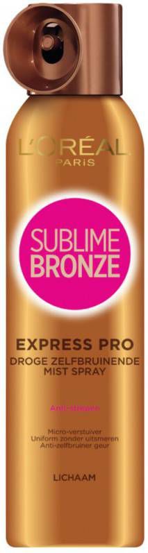 L'Oréal 1+1 gratis Sublime Bronze Self Tan Body Spray 150 ml