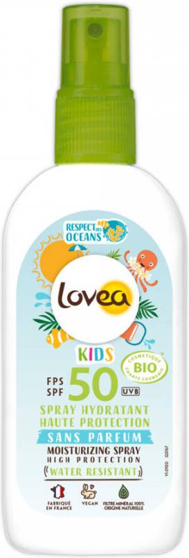 Lovea Sun Biologische Zonnebrand Spray Kids SPF50 100 ml