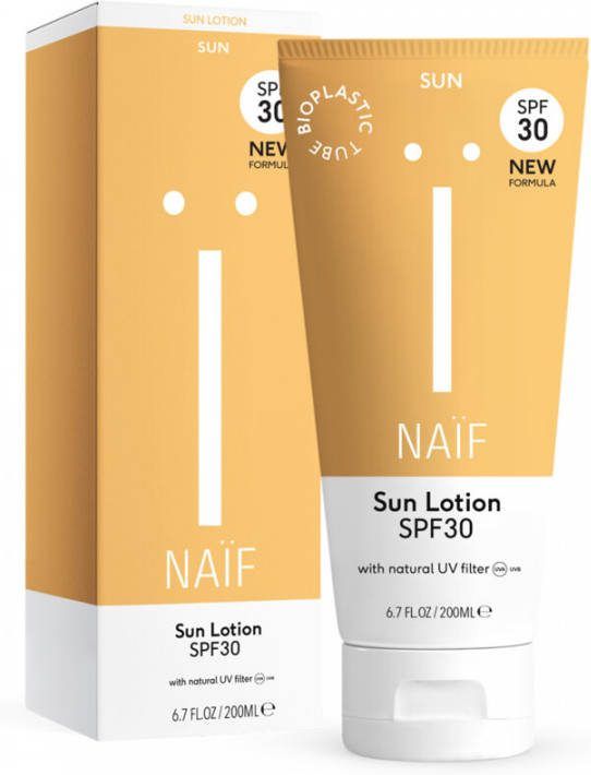 Naif 6x Zonnebrand Lotion SPF 30 200 ml