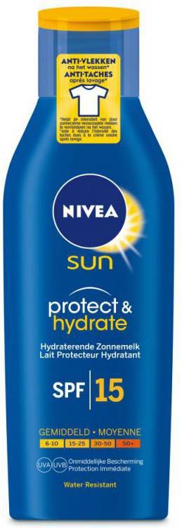Nivea Sun Protect&amp, Hydrate Zonnemelk SPF 15 200 ml
