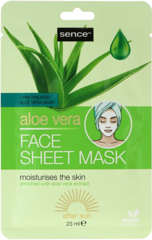 Sence Gezichtsmasker Aloë Vera Aftersun