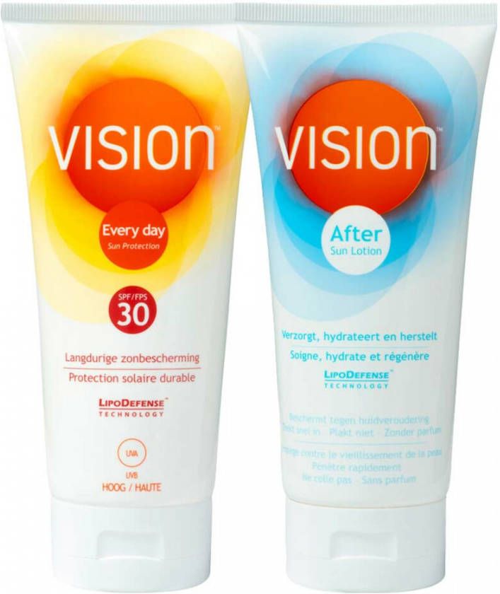 Vision SPF30 Zonnebescherming&amp, Verzorging Pakket