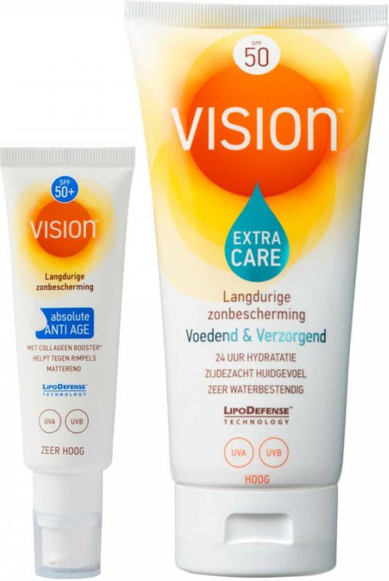 Vision SPF50 Lichaam en Gezicht Zonnebescherming Pakket