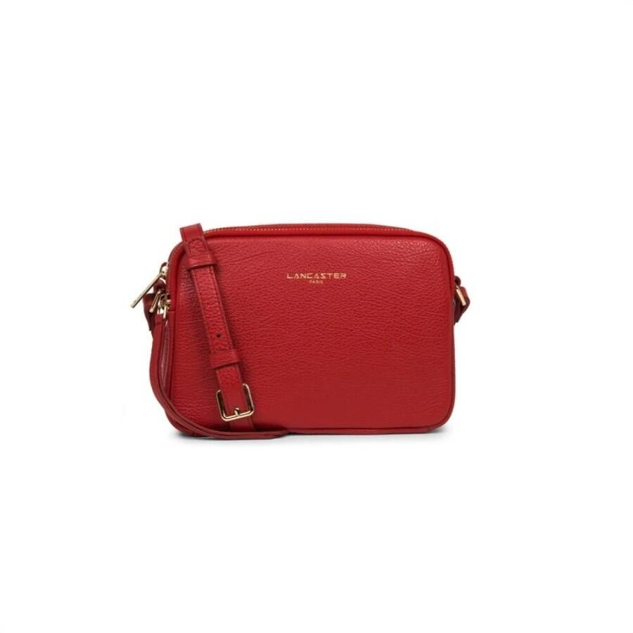 Lancaster Dune kleine schouder twee ritssluiting , Rood, Dames