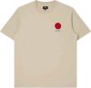 Edwin Beige T shirt Japanese Sun Ts Single Jersey online kopen