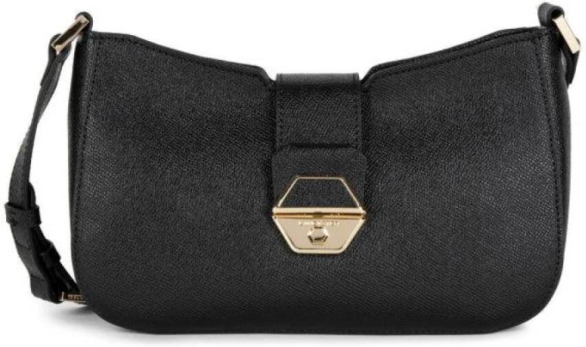 Lancaster Delphin schoudertas , Zwart, Dames