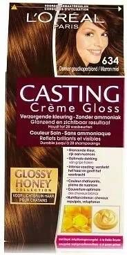 L'Oréal 6x Casting Crème Gloss Haarkleuring 634 Honey Biscuit Donker Goudkoperblond