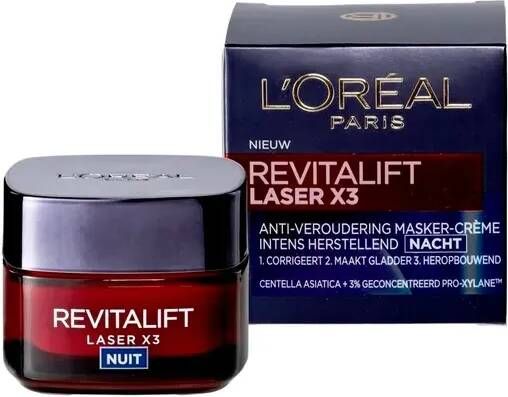 L'Oréal Paris Skin Expert Revitalift Laser X3 nachtcrème 50 ml