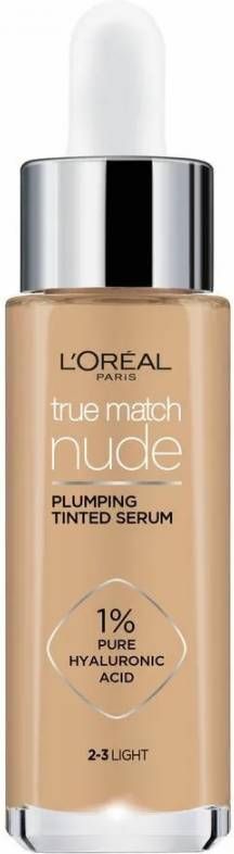 L'Oréal Paris True Match Getint Serum 2 3 Light verrijkt met 1% hyaluronzuur 30ml