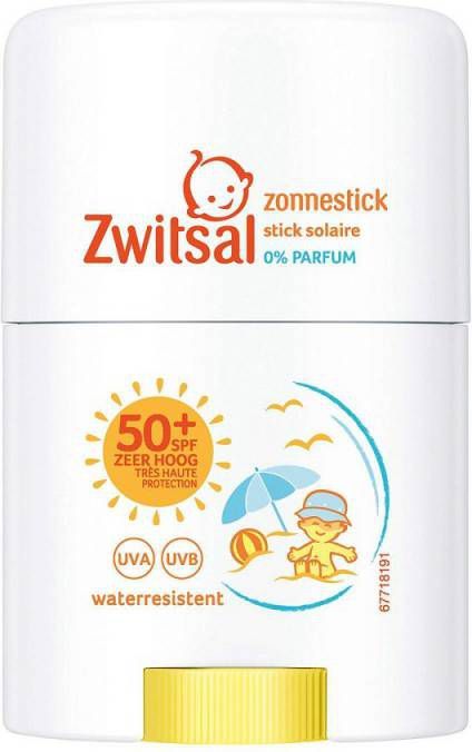 Zwitsal zonnebrandstick SPF50+ 25 g parfumvrij baby