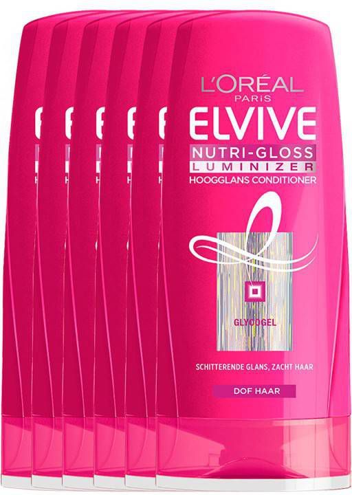L'Oréal Paris Elvive Nutri-Gloss Luminizer cremespoeling 6x 250ml multiverpakking