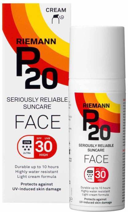 P20 2x Zonnefilter Face SPF 30 50 ml